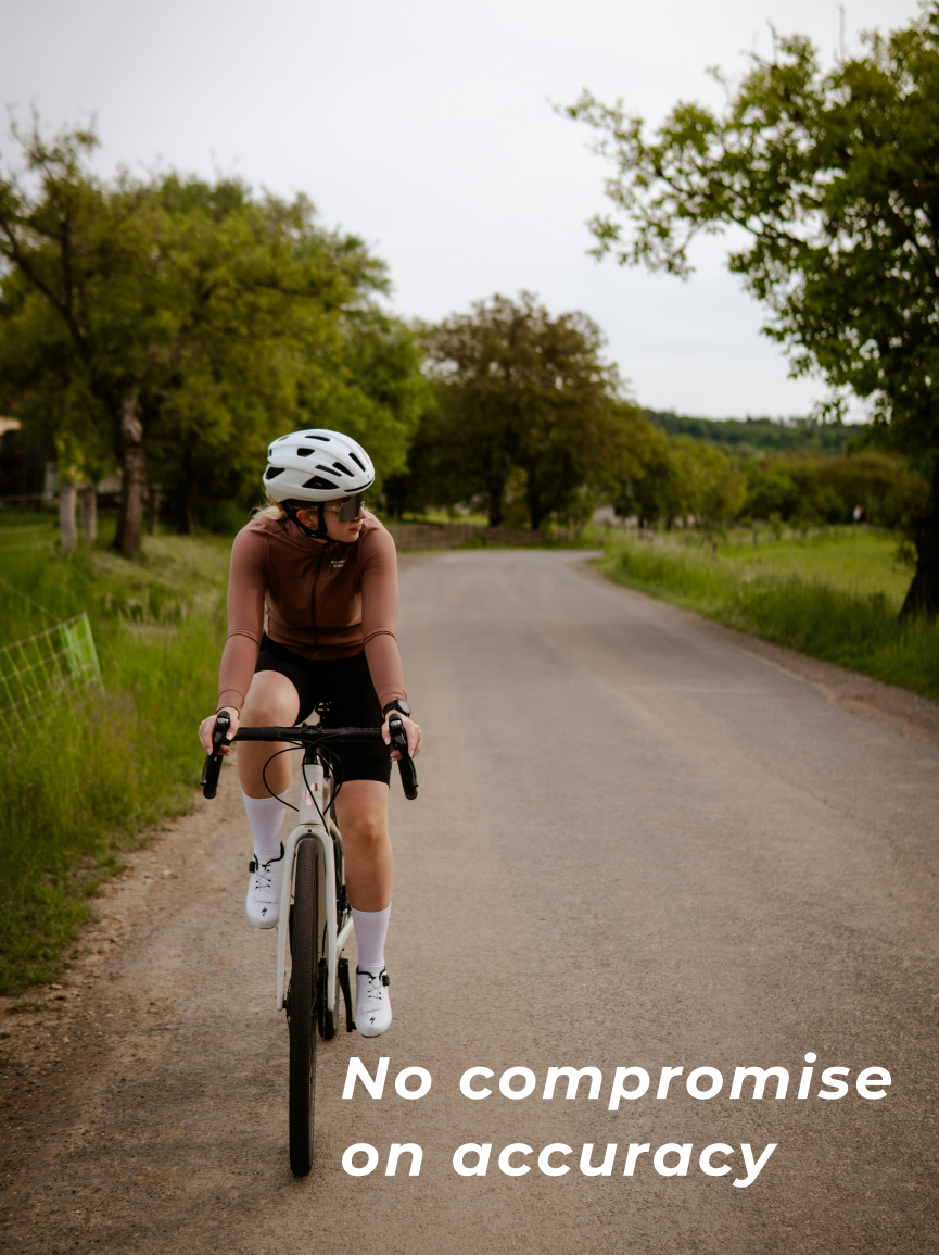 No compromise on accuracy